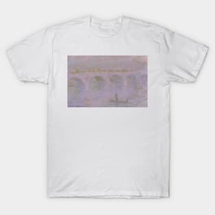 Waterloo Bridge in London by Claude Monet T-Shirt